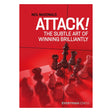 Forside af skakbogen "Attack! The Subtle Art of Winning Brilliantly" – en guide til at mestre angreb i skak.