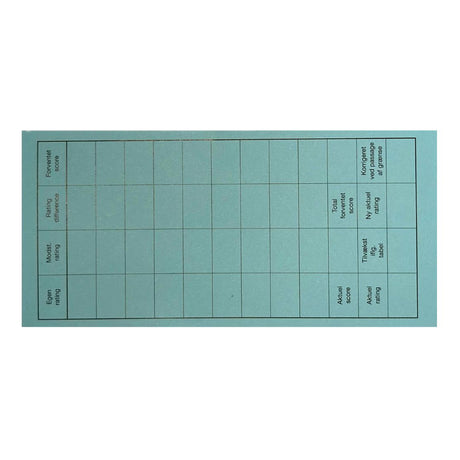 bagside af rundekort fra dansk skaksalg, der kan bruges til at lægge en skakturnering i formatet monrad her i farven lyseblå