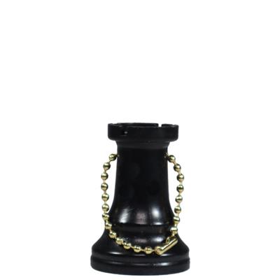 Skakbrikken tårnet lavet om til en nøglering, der kan sætte resten af dit nøglebundt skakmat