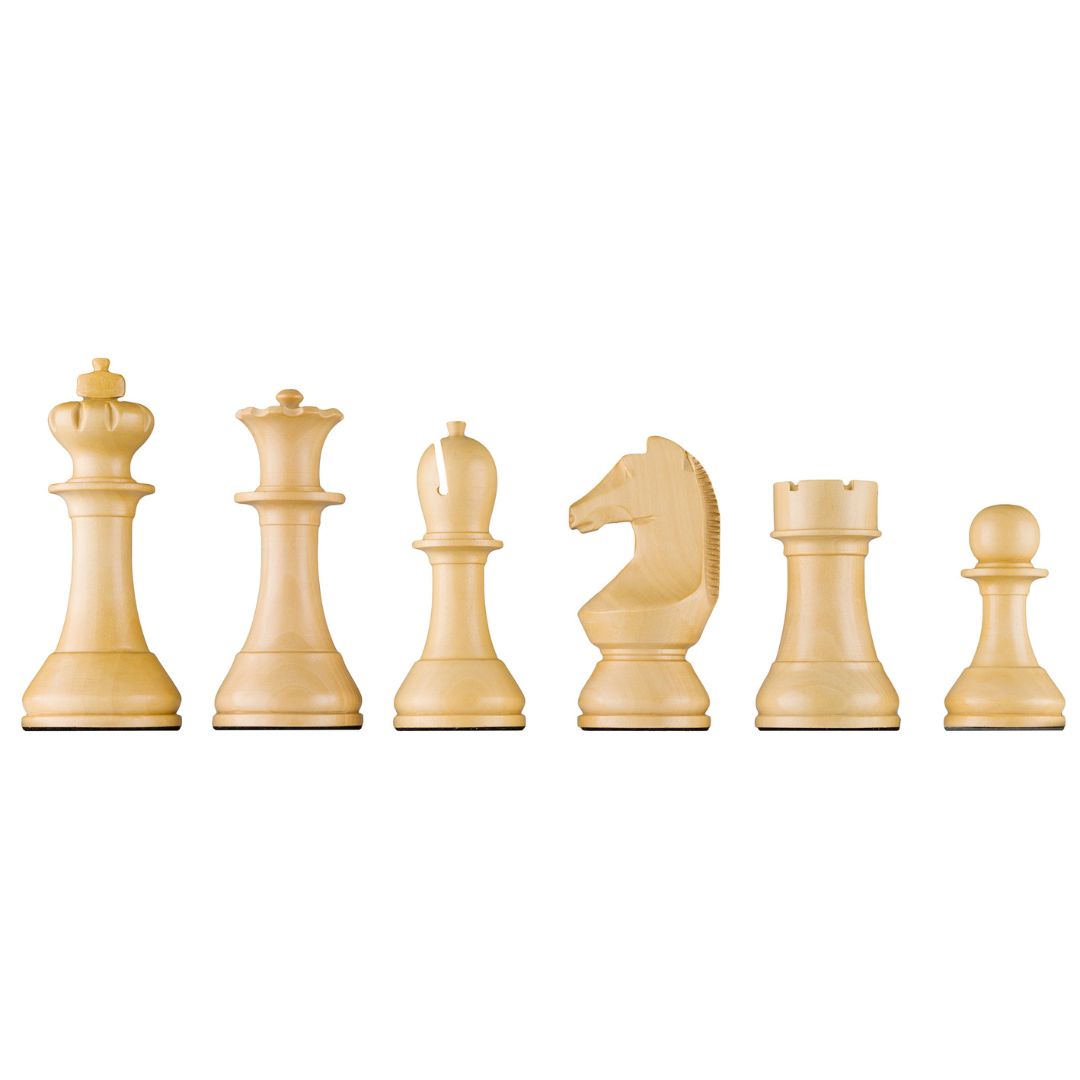 Hvide DGT skakbrikker i fide world chess design til brug på elektroniske skakbrætter