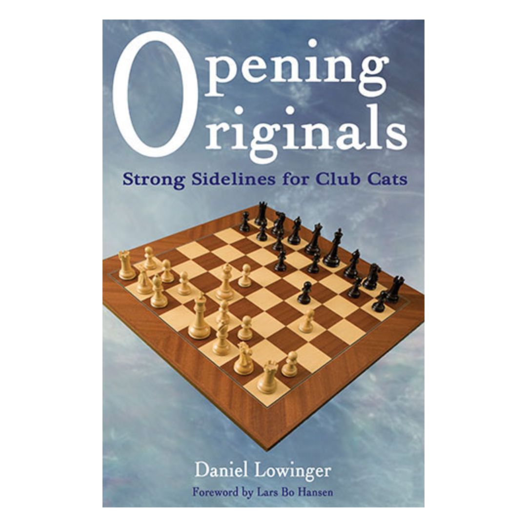 Forside af skakbogen Opening Originals af Dan Lowinger.