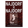 Forside af “najdorf x najdorf”, en personlig og historisk skildring af skakmesteren, skrevet af hans datter Liliana Najdorf.