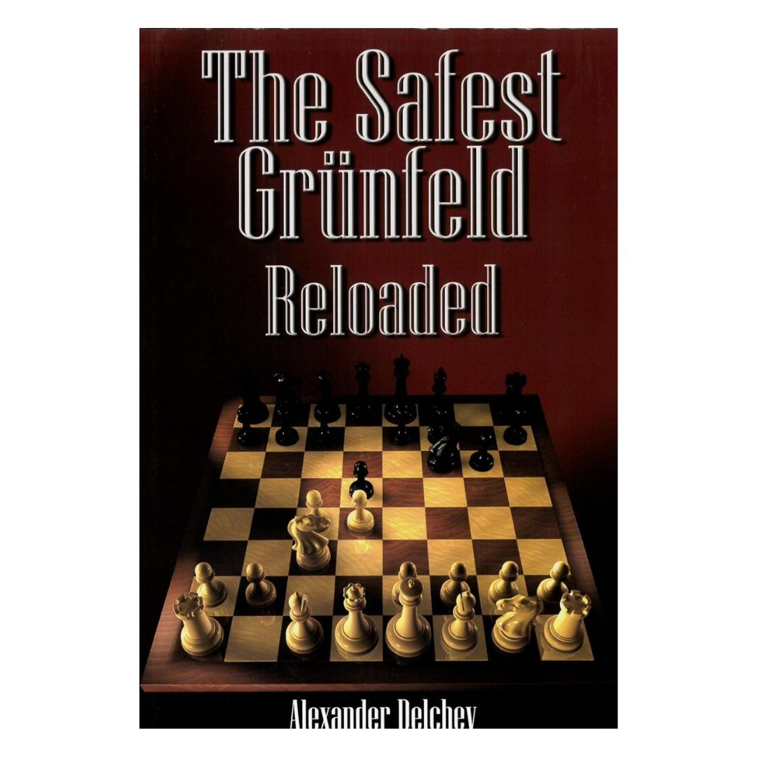 Skakbog med opdateret Grünfeld-repertoire, inkl. anti-Grünfeld-systemer, Trompowsky og Jobava-angreb, skrevet af GM Delchev.