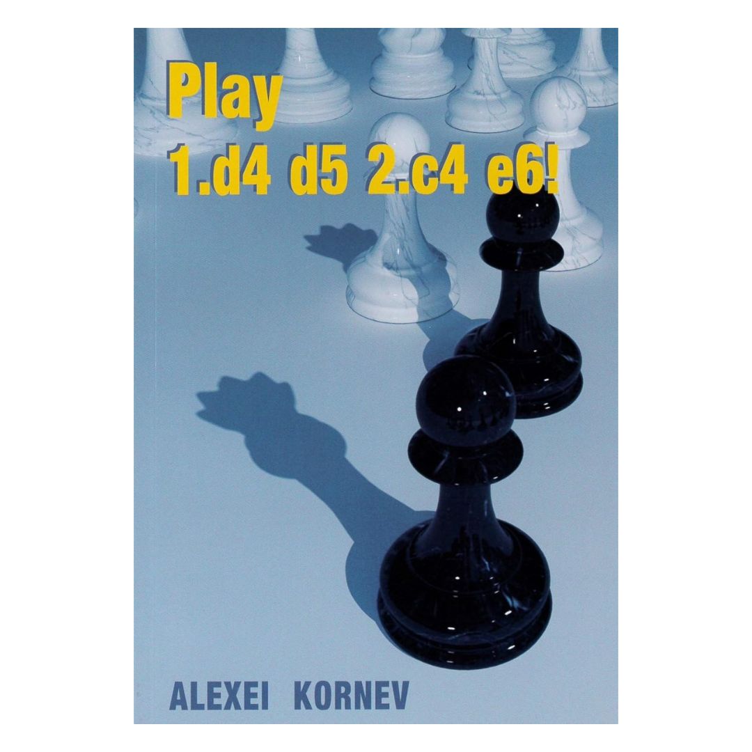 Forsiden af Kornevs repertoirebog baseret på Queen’s Gambit Declined – moderne sort repertoire mod 1.d4 inspireret af topstormestre.