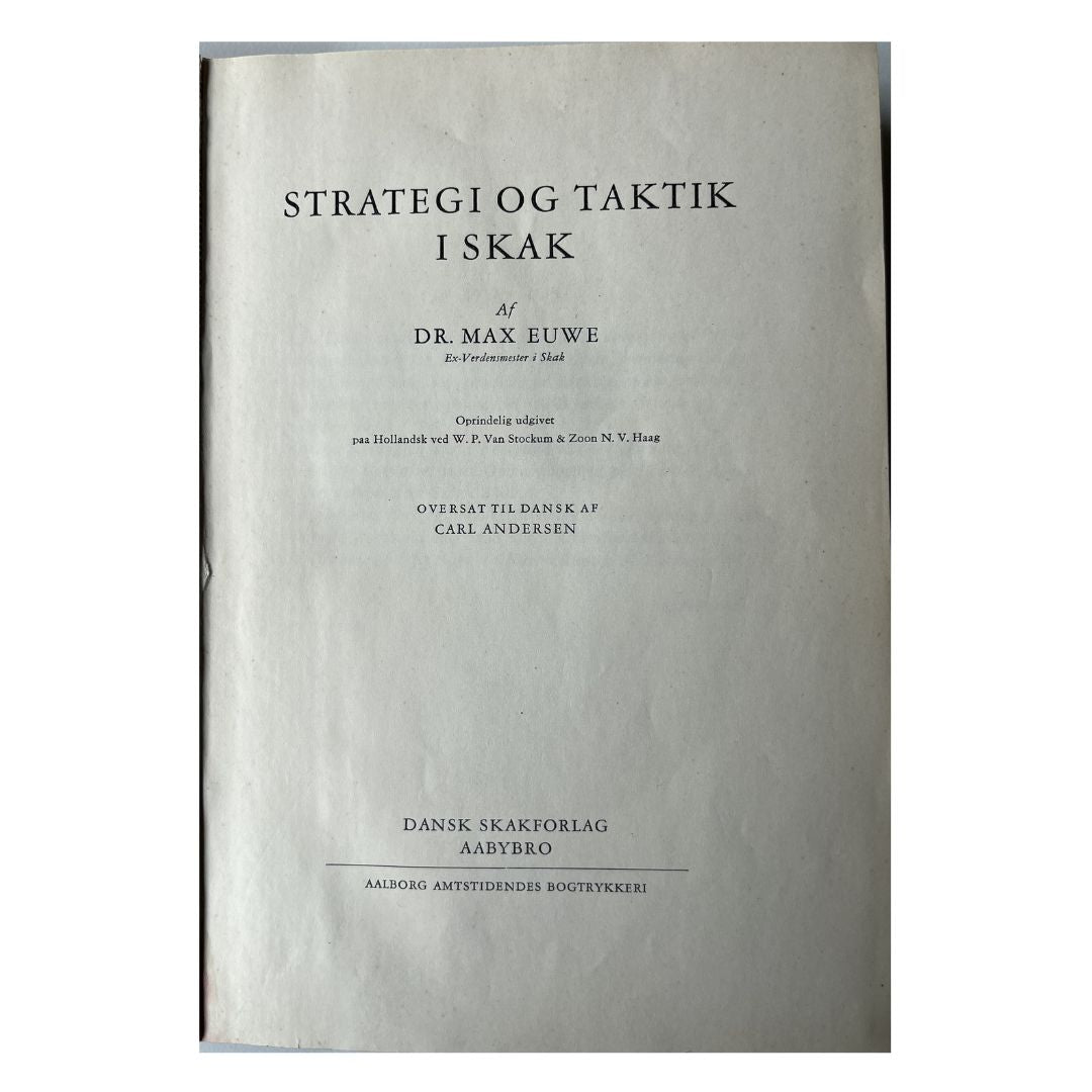 Strategi og Taktik i Skak