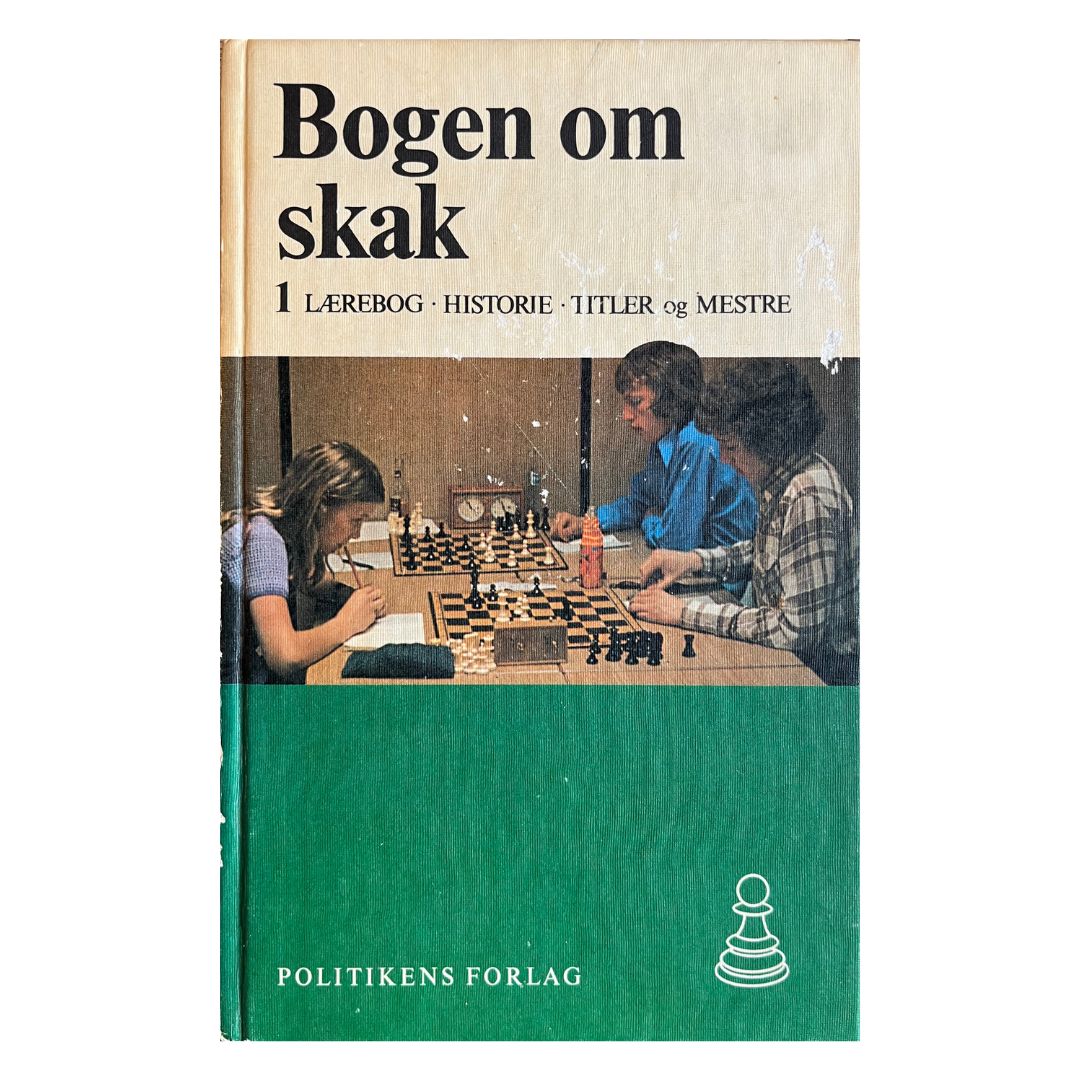 Forsiden af bogen - Bogen om Skak 1