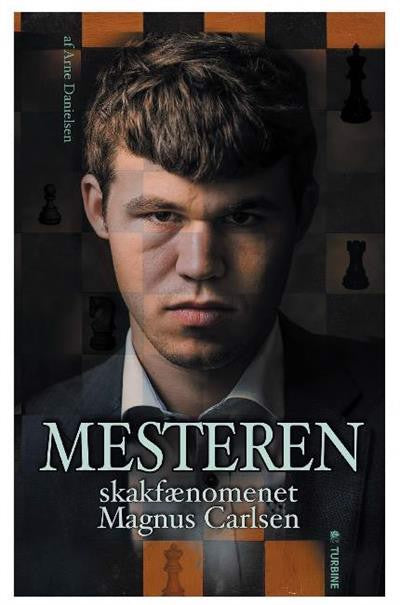 Forsiden af bogen Mesteren - skakfænomenet - Magnus Carlsen