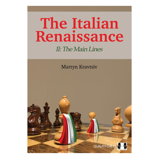 Bogen The Italian Renaissance, vol. 2 dykker ned i hovedvarianterne af den Italienske åbning, som mange hvidspillere foretrækker frem for spansk.