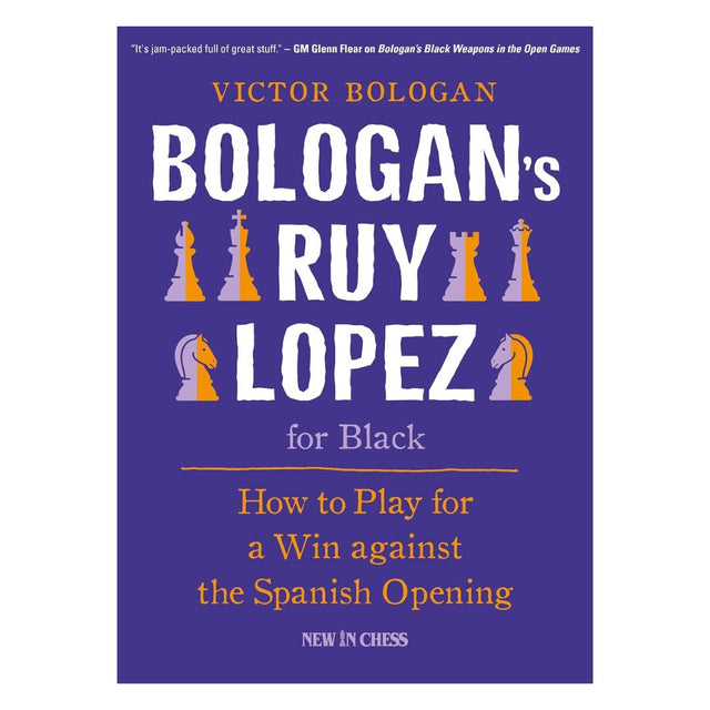 Forside af "Bologan’s Ruy Lopez for Black" – et dobbelt repertoire mod Spansk åbning baseret på Carlsen og Aronian.