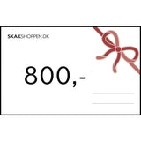 Med 800 kr gavekort til skakshoppen kan man købe et flot skakspil, et par gode skakbøger eller noget helt tredje