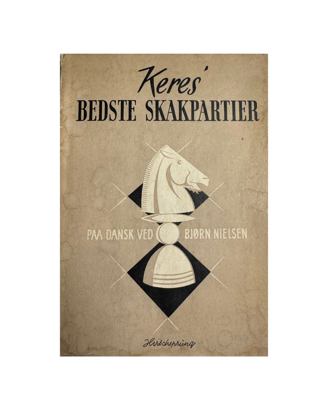 Forside af Bjørn Nielsen Keres' Bedste skakpartier