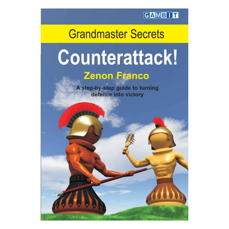 Forsiden af Grandmaster secrets: counterattack! af Zenon Franco – en guide til moderne forsvarsteknik i skak.