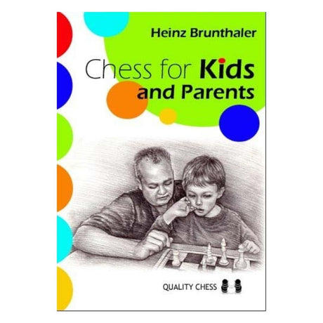 Quality Chess har udgivet denne bog man kan læse sammen forældre og barn og lære skak imens