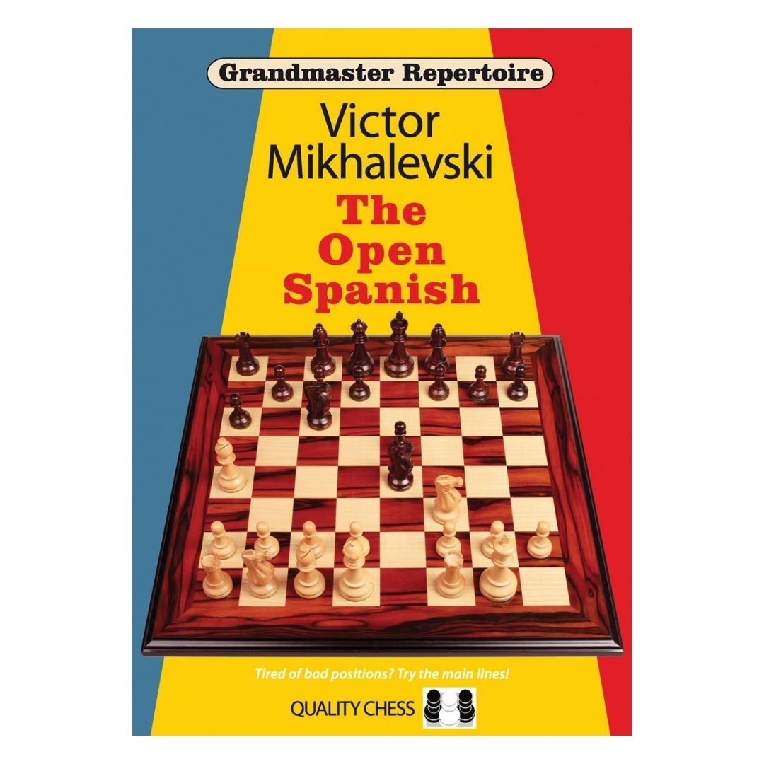 Grandmaster Repertoire the open spanish er en skakbog der fokuserer på den åbne variant i spansk åbning i skakspillet for sort