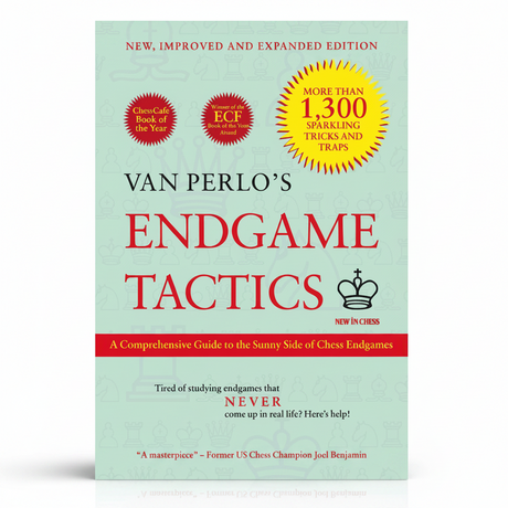 I van perlo's endgame tactics præsenteres slutspilstaktikker gennem eksempler fra virkelige partier, der gør træningen underholdende