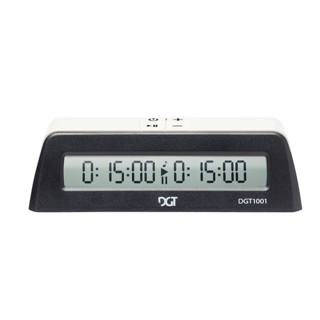 DGT1001 er det perfekte skakur til skakspilleren, der ønsker et simpelt og billigt digitalt ur