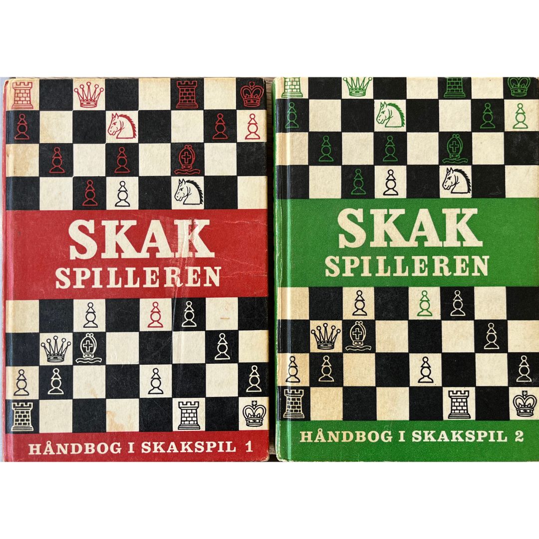 Forsiden af bogen - Skakspilleren - Håndbog i Skakspil 1 og 2