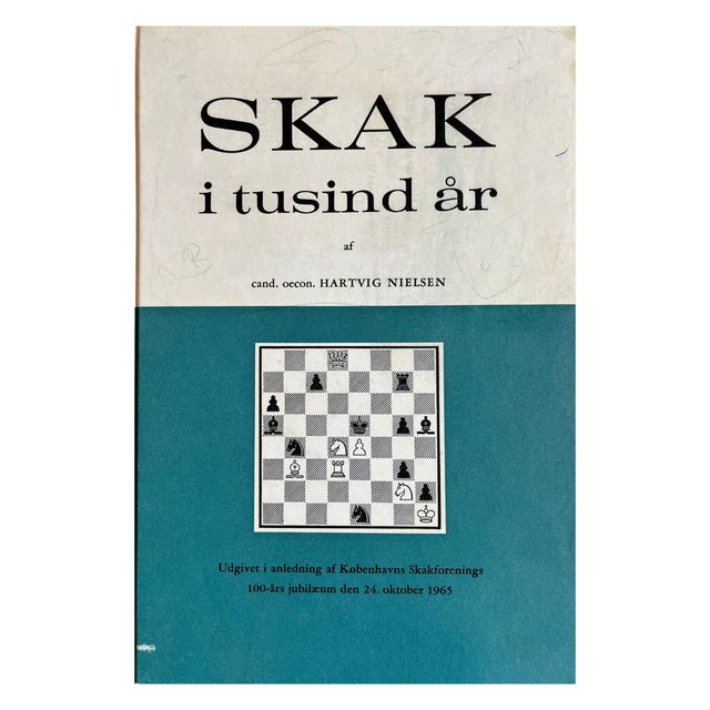 Forsiden på bogen - Skak i tusind år