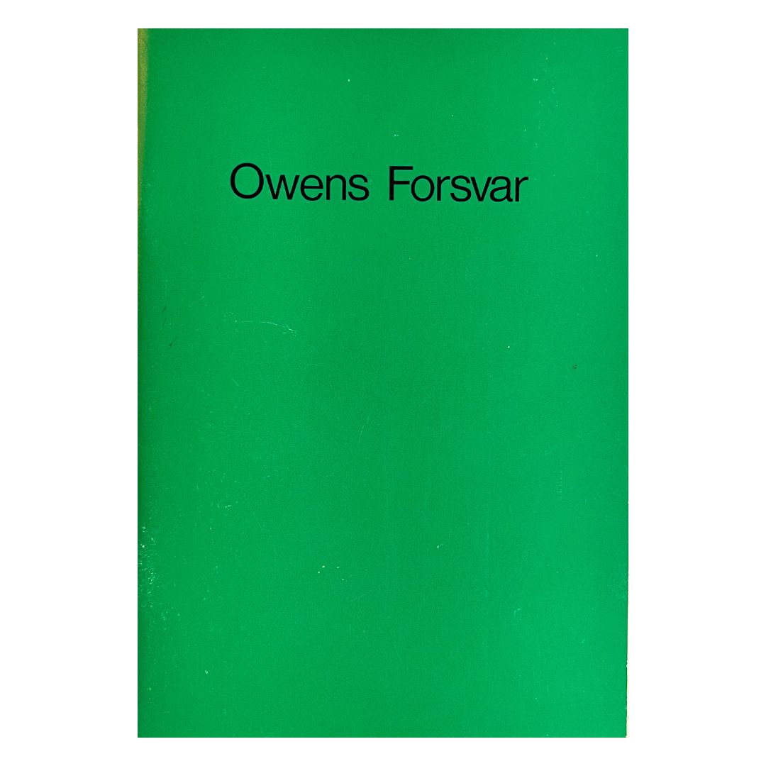 Forsiden på bogen - Owens Forsvar