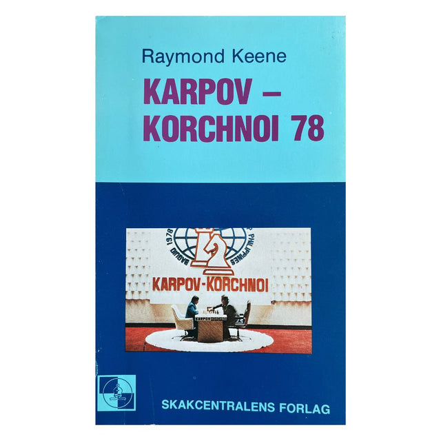 Forsiden på bogen - Karpov - Korchnoi 78