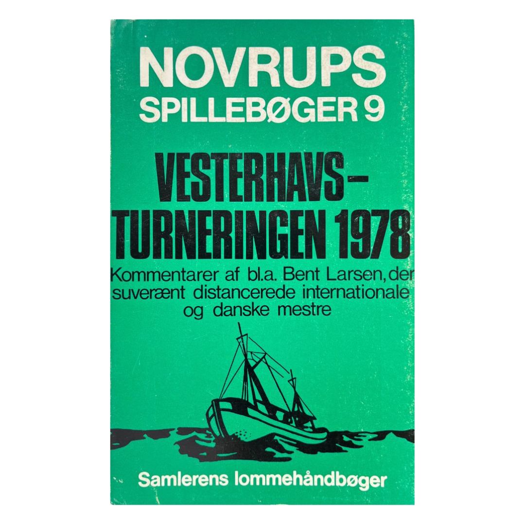 Forsiden af bogen - Novrups Spillebøger 9 - Vesterhavsturneringen 1978