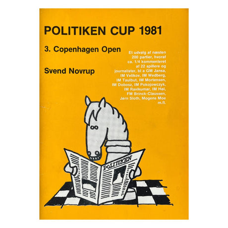 Forsiden af bogen - Politiken Cup 1981