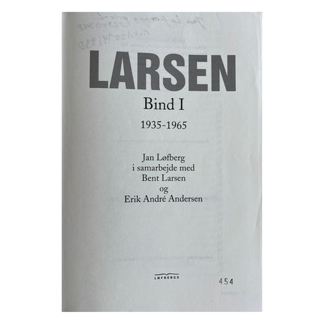 Jan Løfberg - Larsen bind 1