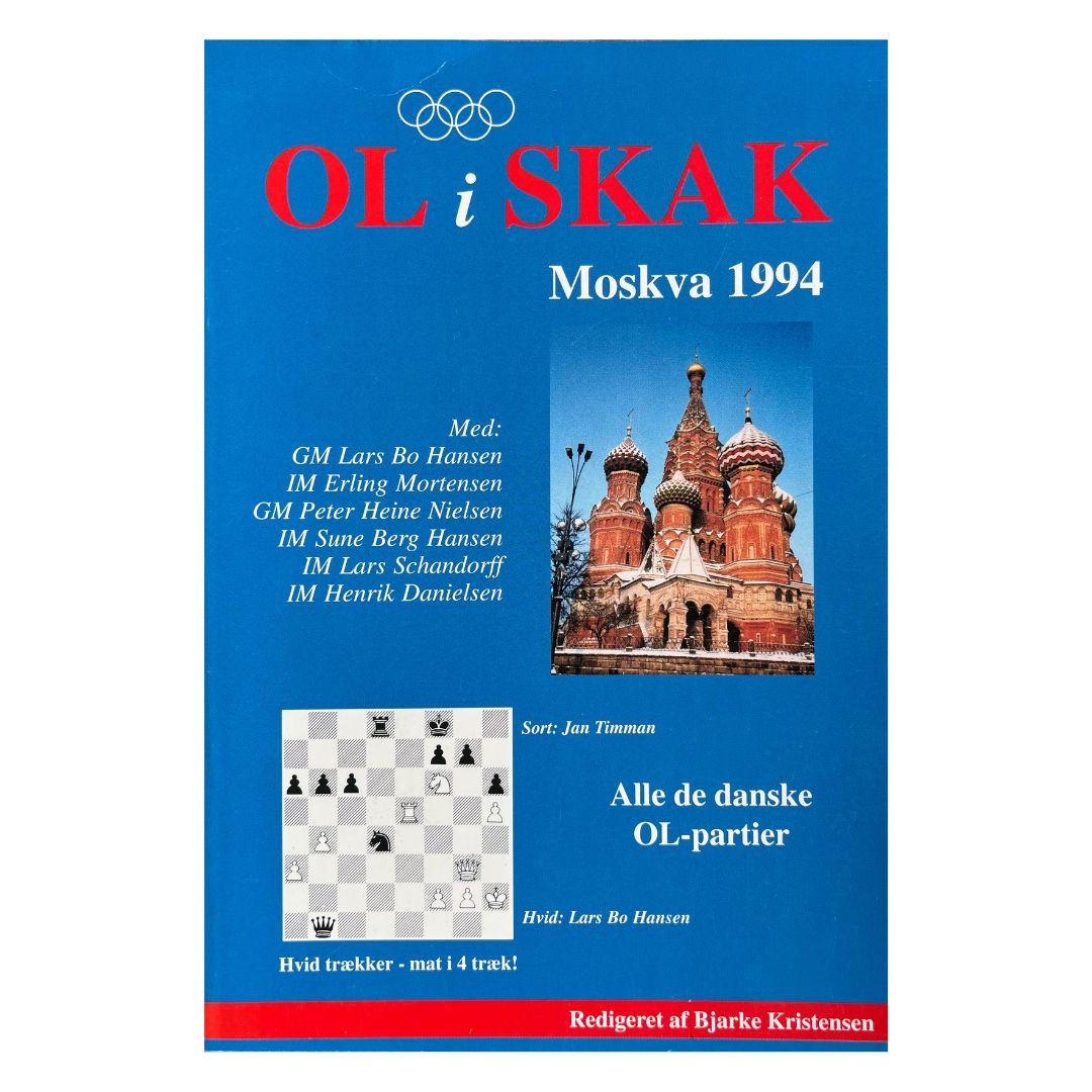 Forsiden af bogen - OL i Skak - Moskva 1994