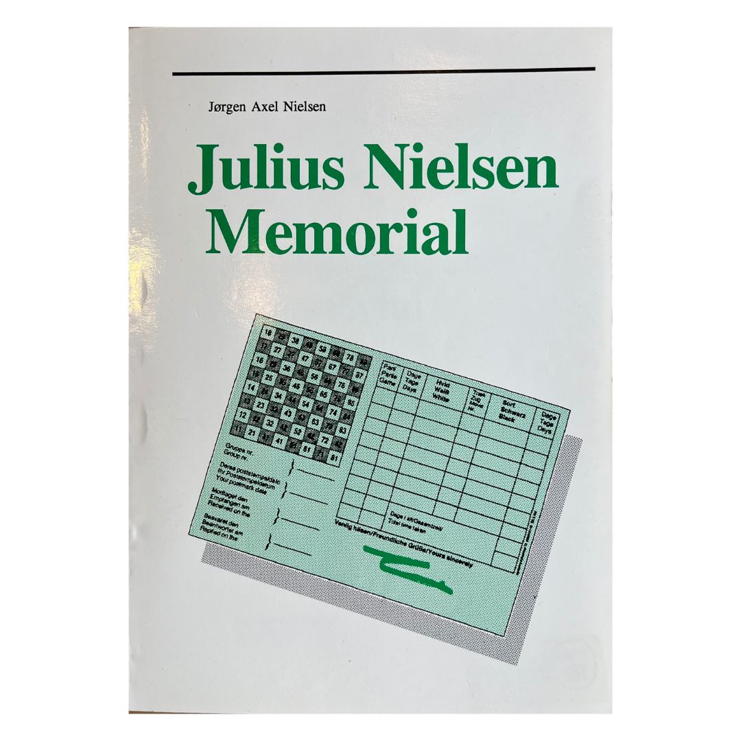 Forsiden på bogen - Julius Nielsen Memorial