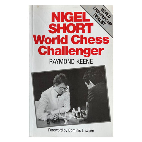 Forsiden af bogen - Nigel Short - World Chess Challenger