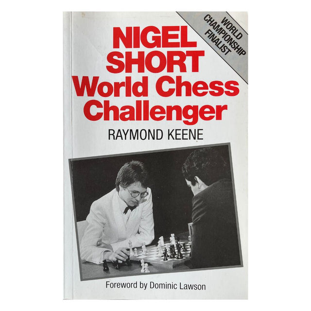 Forsiden af bogen - Nigel Short - World Chess Challenger