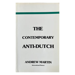 Forsiden af bogen - The Contemporary Anti-Dutch