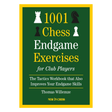 Bogforside af 1001 Chess Endgame Exercises for Club Players skrevet af Thomas Willemze