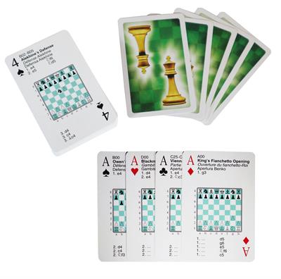 Spillekort - med skakåbninger